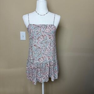 Sky to Moon Spaghetti Strap Shirt- Medium